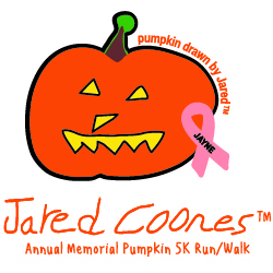 Jared Coones Memorial Pumpkin 5K logo on RaceRaves