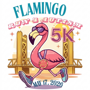 Flamingo 5K for Autism logo on RaceRaves