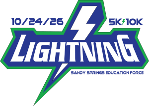 Sandy Springs Education Force Lightning 5K & 10K logo on RaceRaves