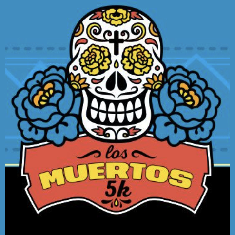 Los Muertos 5K Los Angeles logo on RaceRaves