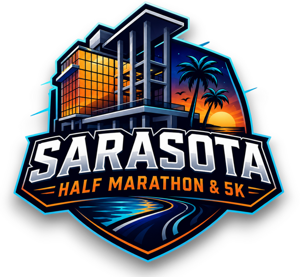 Sarasota Half Marathon & 5K logo on RaceRaves