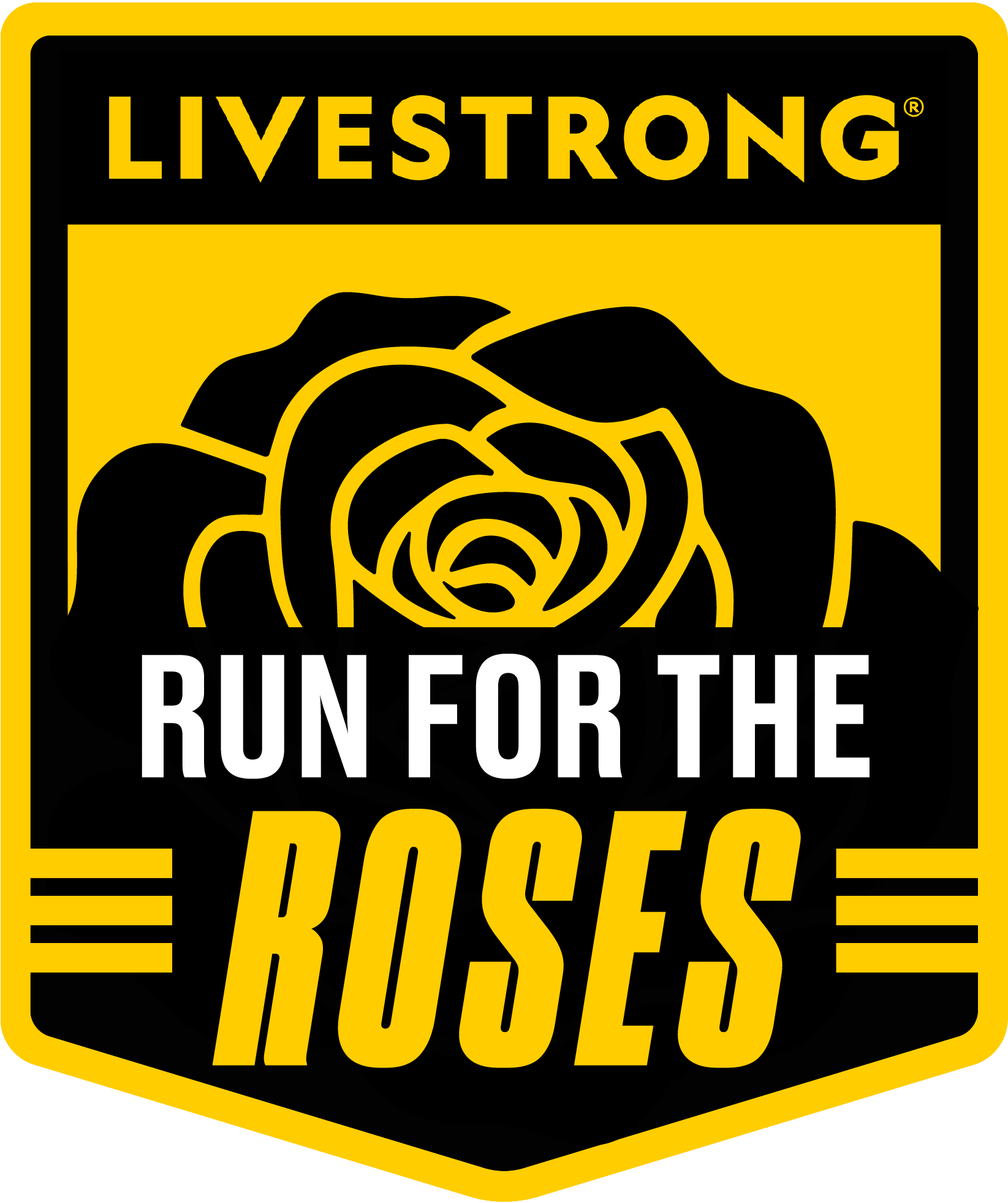 Livestrong Run for the Roses logo on RaceRaves