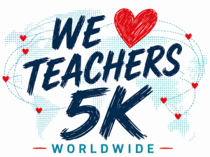 We Love Teachers 5K Houston logo on RaceRaves